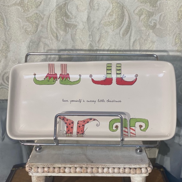 Rae Dunn "HAVE YOURSELF A MERRY LITTLE CHRISTMAS" Platter